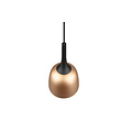 Chalice-shaped single hanging lamp 1xE27 brass matt