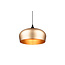 Bell-shaped hanging lamp adjustable 1xE27 matt brass