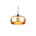 Bell-shaped hanging lamp adjustable 1xE27 matt brass