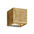 Trio Lighting Houtkleurige boven/onder wandlamp LED 1x3,4W 3000K