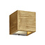 Wood-colored top/bottom wall lamp LED 1x3.4W 3000K