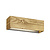 Wide wood-colored top/bottom wall lamp LED 1x13.5W 3000K