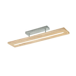 Plafon Pipe Grande Madera Led Ø35cm Living Cocina