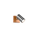 Manoeuvrable wall/ceiling spot 1xGU10 nickel matt