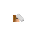 Matte white manoeuvrable wall/ceiling spot 1xGU10