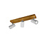 Manoeuvrable trio ceiling spot 3xGU10 white