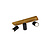 Trio matt black manoeuvrable ceiling spot 3xGU10