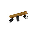 Trio matt black manoeuvrable ceiling spot 3xGU10 - Ideal for any space