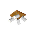 Trio Lighting Spot plafond carré blanc 4 tubes 4xGU10 - Solution d'éclairage idéale pour tout espace