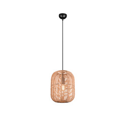 Trio Lighting Grote sisal hanglamp 1xE27 mat zwart