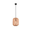 Trio Lighting Grote sisal hanglamp 1xE27 mat zwart - Creëer een warme sfeer in uw interieur