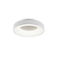 Soft round ceiling lamp LED 27W 4000K matt white