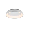 Soft round multifunctional ceiling lamp LED 48W 2600-6000K matt white