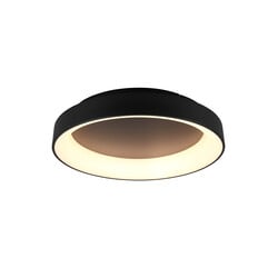 Trio Lighting Weiche runde mattschwarze Multifunktions-Deckenleuchte LED 48W 2600-6000K