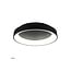 Trio Lighting Lampe de plafond multifonctionnelle ronde douce noire mate LED 48W 2600-6000K - Créez l'atmosphère parfaite dans n'importe quelle pièce