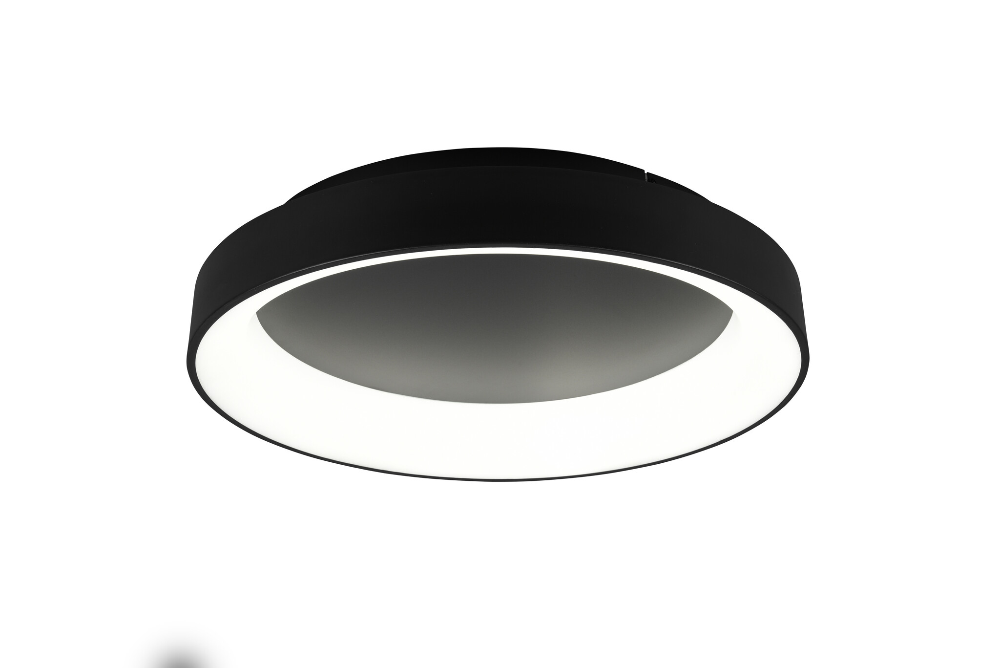 Plafonnier cercle LED 42W Ø 60 cm blanc ou noir