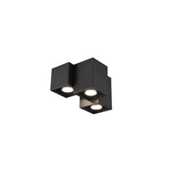 Trio Lighting Plafonnier 3-blocs inégaux 3xGU10 noir mat