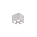 Adjustable round quartet ceiling spot 4xGU10 white matt