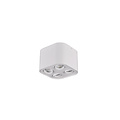 Adjustable round quartet ceiling spot 4xGU10 white matt