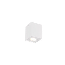 Tight rotatable single ceiling spot 1xGU10 white