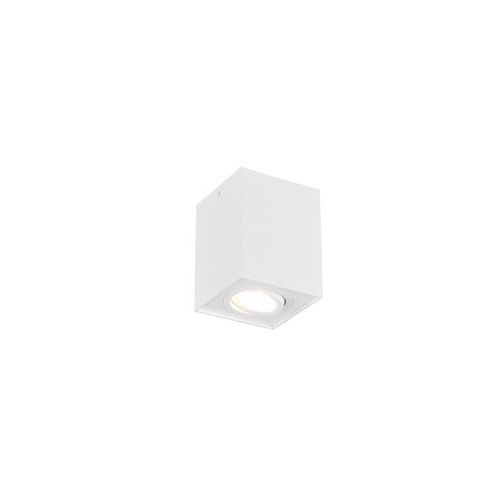 Trio Lighting Strakke draaibare single plafondspot 1xGU10 wit - Perfect voor moderne ruimtes