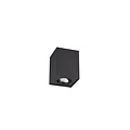 Sleek matte black rotatable single ceiling spot 1xGU10