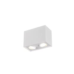 Trio Lighting Spot encastré duo réglable GU10 blanc élégant