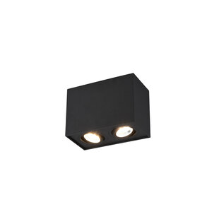 Trio Lighting Spot de techo dúo negro mate giratorio GU10