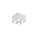Tightly rotatable 4-spot ceiling lamp 4xGU10 white