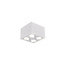 Plafonnier 4 spots orientable étroitement 4xGU10 blanc