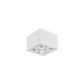 Strak draaibare 4-spots plafondlamp 4xGU10 wit