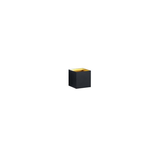 Trio Lighting Kubus alu spot mural 1x4,3W 3000K noir mat - Créez une ambiance chaleureuse