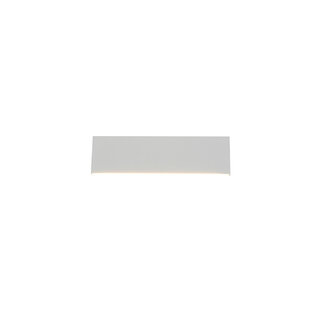 Trio Lighting Matt white small flat top/bottom wall lamp LED 6W 3000K