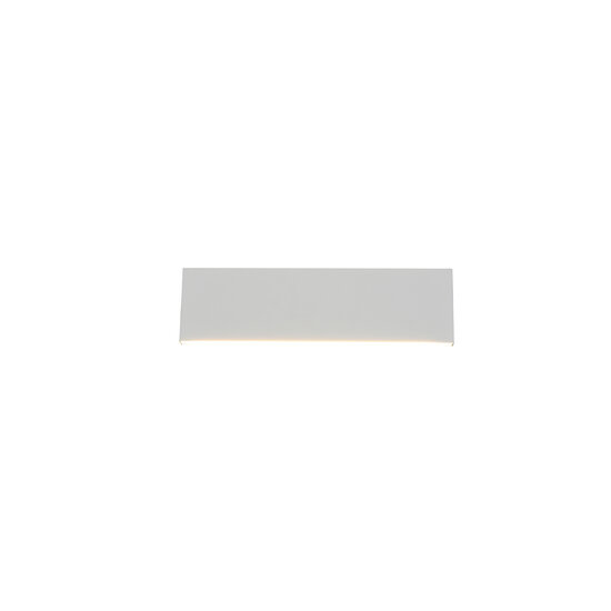 Mattweiße kleine flache Wandleuchte oben/unten LED 6W 3000K