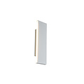 Matt white small flat top/bottom wall lamp LED 6W 3000K