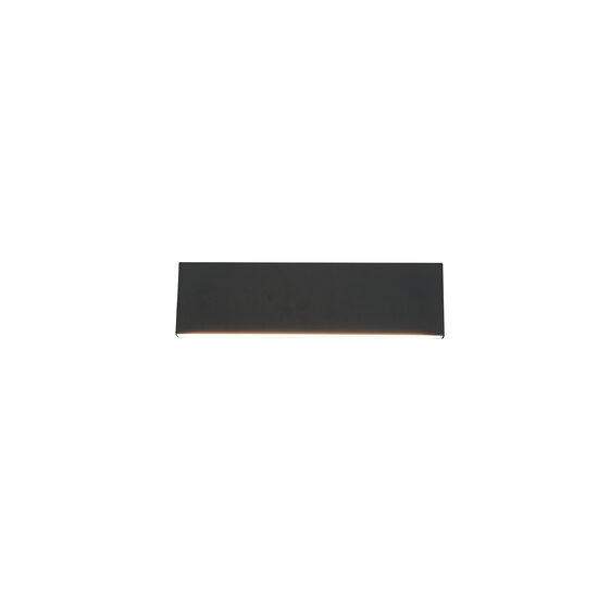 Kleine flache graue Wandleuchte oben/unten LED 6W 3000K