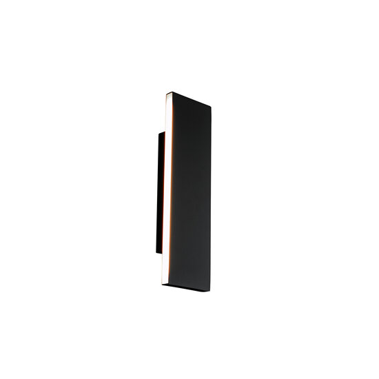 Kleine flache graue Wandleuchte oben/unten LED 6W 3000K