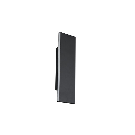 Kleine flache graue Wandleuchte oben/unten LED 6W 3000K