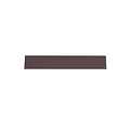 Large flat top/bottom wall lamp LED 9W 3000K rust color