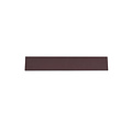 Large flat top/bottom wall lamp LED 9W 3000K rust color