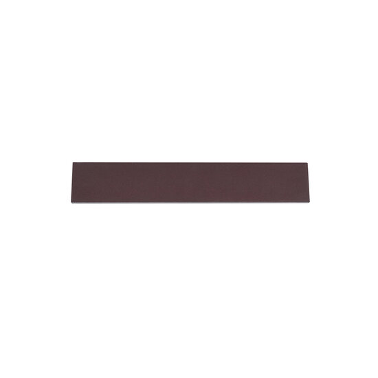 Large flat top/bottom wall lamp LED 9W 3000K rust color