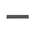 Trio Lighting Grande lampe murale plate grise LED 9W 3000K - Parfaite pour une ambiance chaleureuse