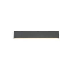 Trio Lighting Grote platte grijze boven/onder wandlamp LED 9W 3000K