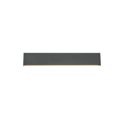Trio Lighting Large flat gray top/bottom wall lamp LED 9W 3000K