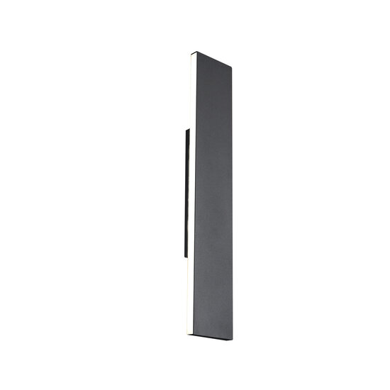 Trio Lighting Large flat gray top/bottom wall lamp LED 9W 3000K - Ideal for creating a cozy atmosphere