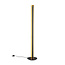 Large mysterious column floor lamp LED 15W DIM 3000K black