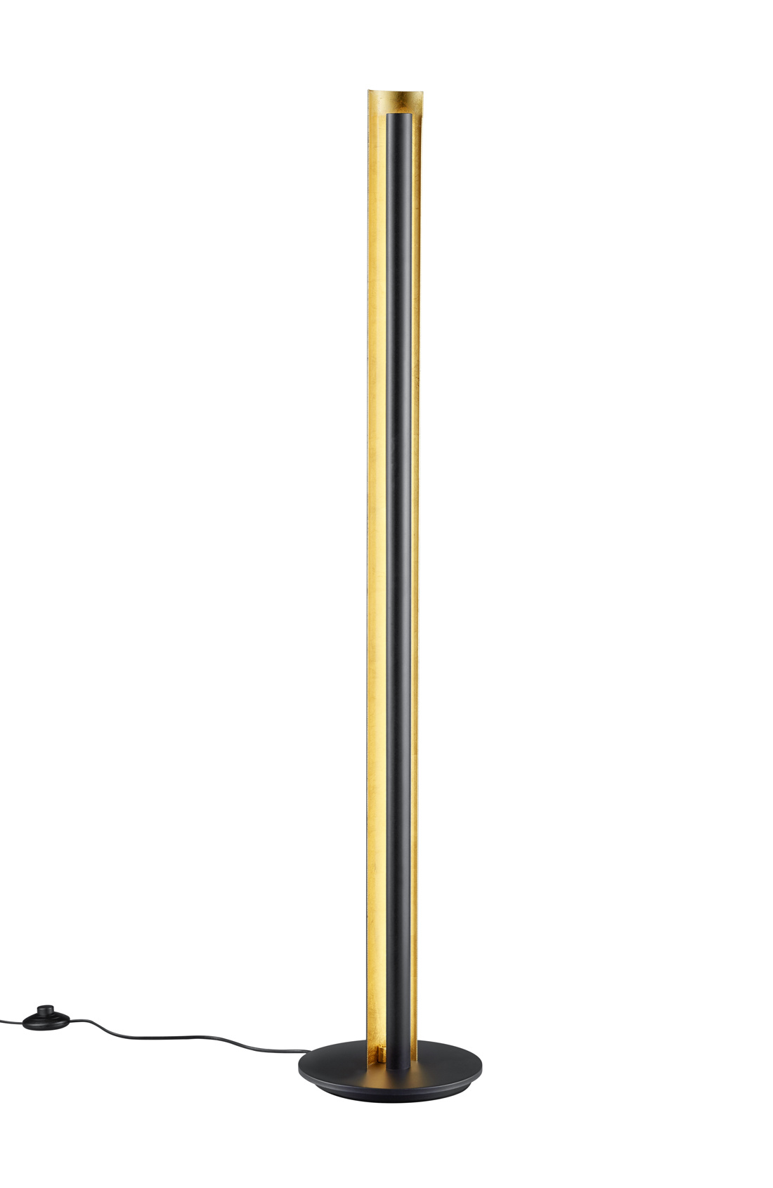 Large mysterious column floor lamp LED 15W DIM 3000K black