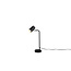 Lámpara de mesa/escritorio retro negro mate 1xGU10