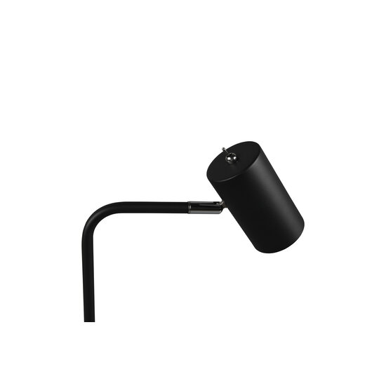 Lámpara de mesa/escritorio retro negro mate 1xGU10