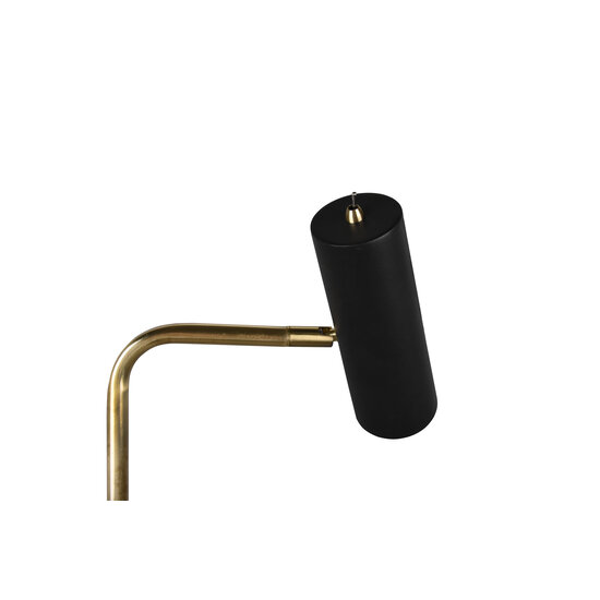 Retro floor lamp 1xGU10 matt brass